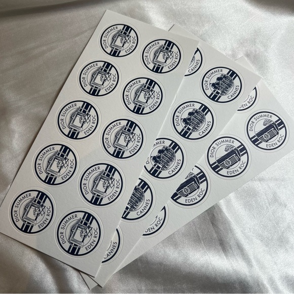 [CLEARANCE/Send Offers] Dior Summer Collection Stickers - Set of 30 - Picture 3 of 3